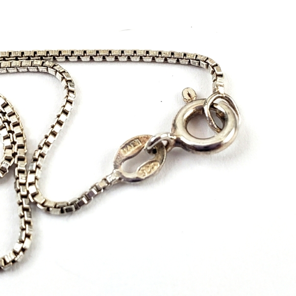 Blue azurite dragonfly pendant necklace + 925 sterling silver chain - Picture 11 of 13